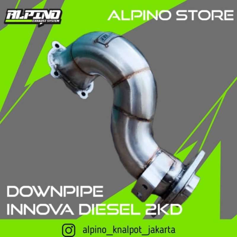 Promo Downpipe Innova Diesel 2Kd Alpino Exhaust Diskon 7% di Seller ...