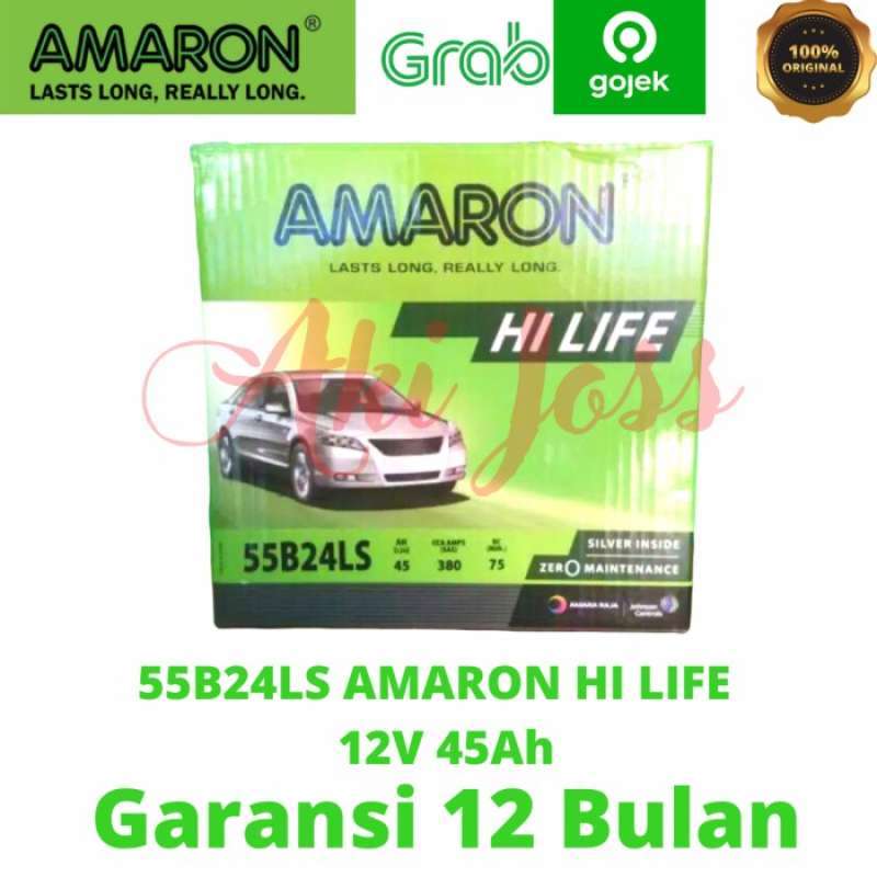 Jual Aki Mobil Toyota Sienta Ns60ls 55b24ls Amaron Hi Life Aki Kering