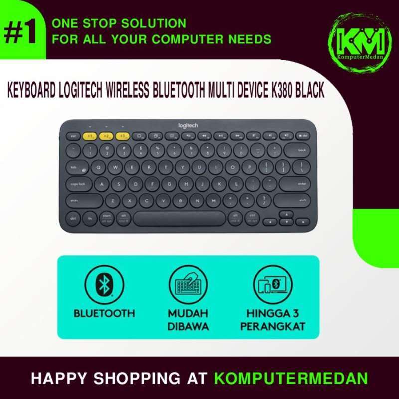 Jual [fs] Logitech K380 Keyboard Wireless Multi Device - Black Di ...