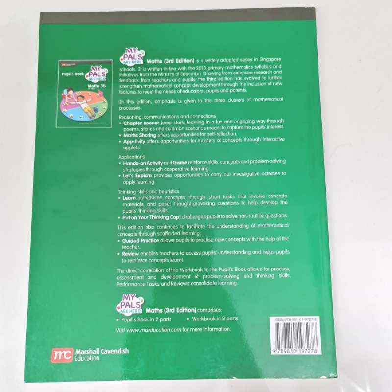 Jual My Pals Are Here Maths 3b Pupil's Book 3rd Edition Di Seller Indah ...