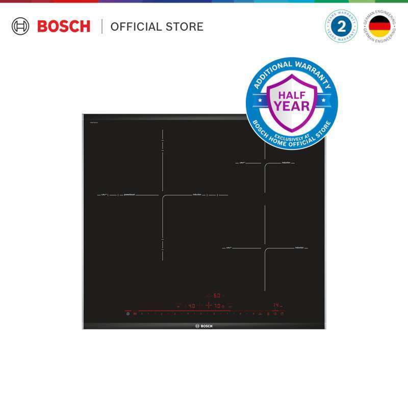 Promo Bosch Induction Hob / Kompor Induksi Hitam PID675DC1E Serie 8