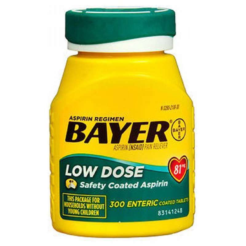 Promo Bayer Baby Aspirin Regimen Low Dose, 300 tabs Diskon 25 di