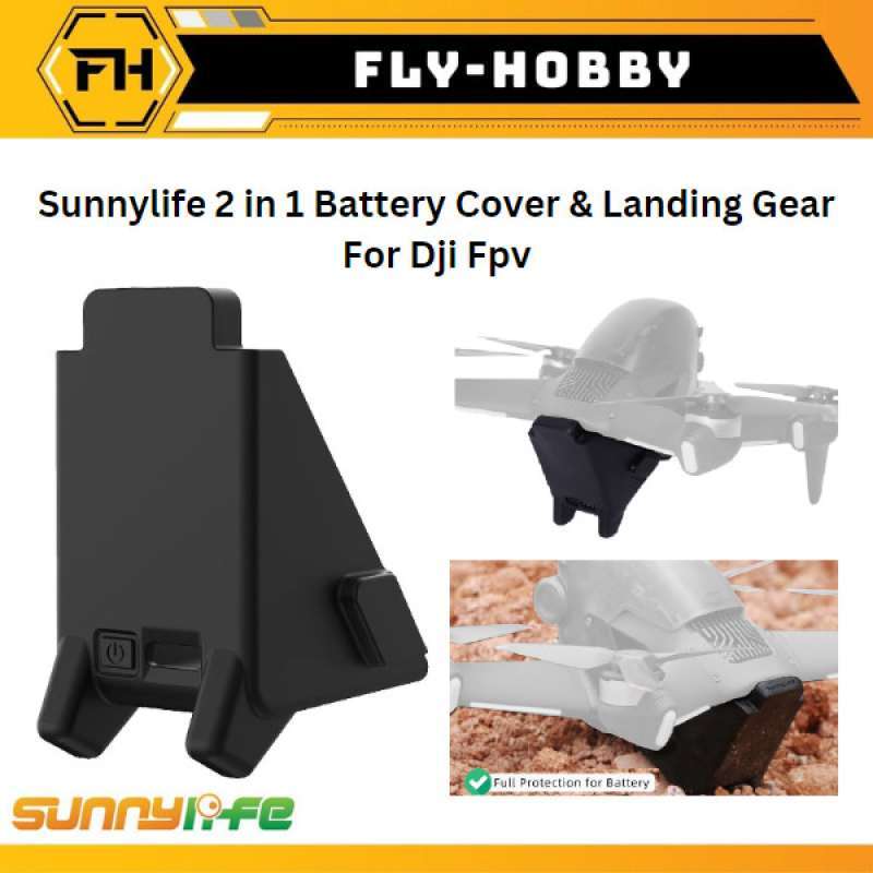 Promo Sunnylife 2 In 1 Battery Cover & Landing Gear For Dji Fpv