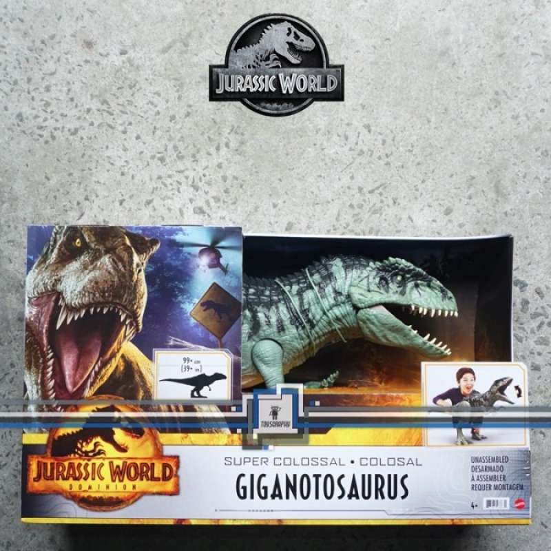 Promo Jurassic World Dominion Super Colossal Giganotosaurus 1 Meter