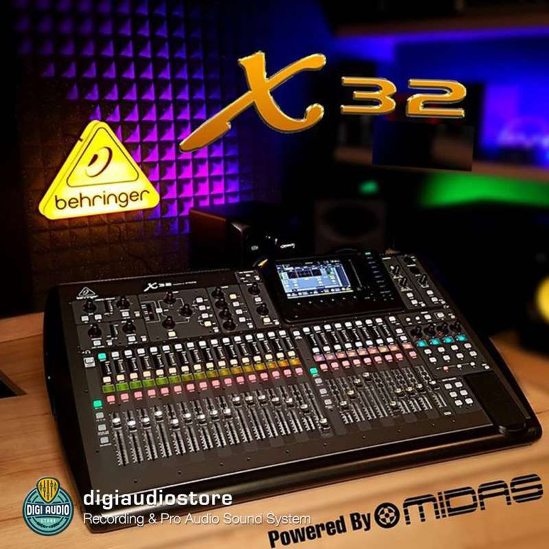 Jual Behringer X32 Digital Audio Mixer 32 Channel Live & Multitrack