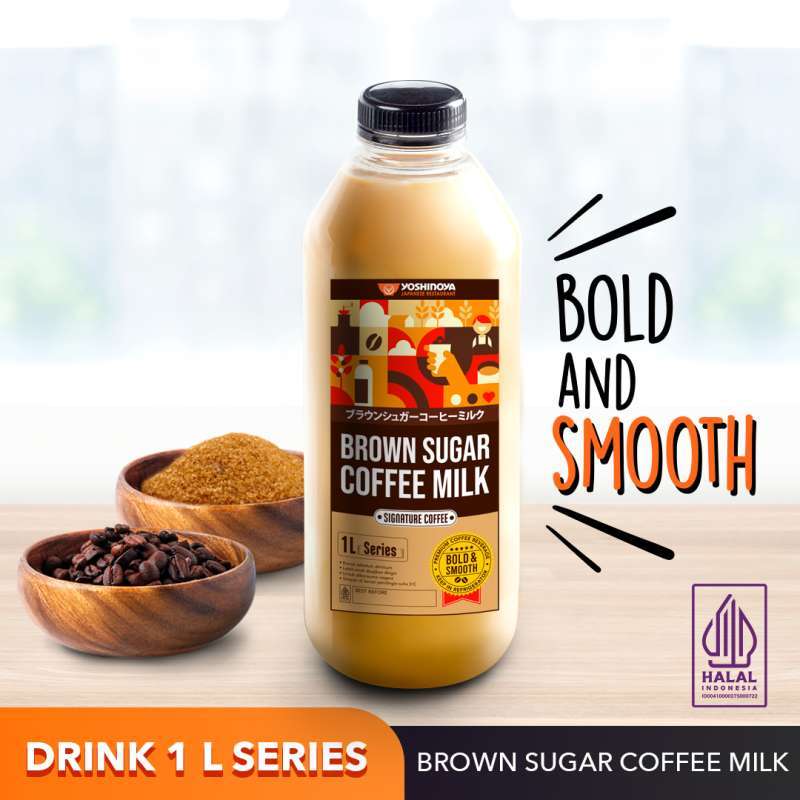 Jual Brown Sugar Coffee Milk 1 Liter di Seller Yoshinoya Official Store