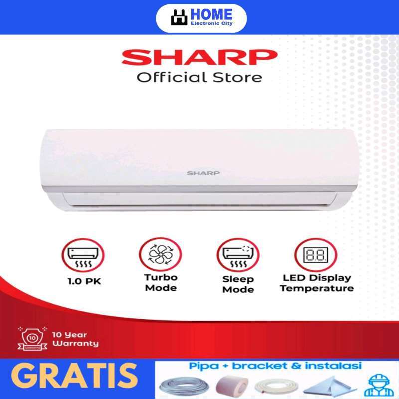 Jual AC SHARP 1 PK AH-A9ZCYN 1 PK R32 [FREE INSTALASI+MATERIAL] GARANSI ...