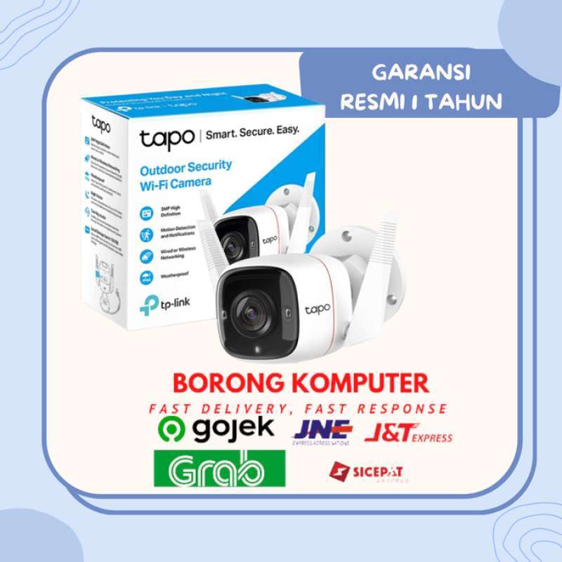 Promo TP-Link Tapo C310 3MP Outdoor Security Wi-Fi Camera CCTV IP ...