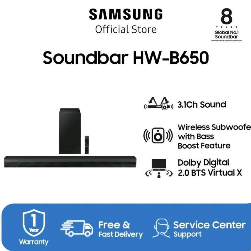 Jual SAMSUNG HW B650 Speaker Soundbar 3.1ch Dolby Audio DTS Virtual X