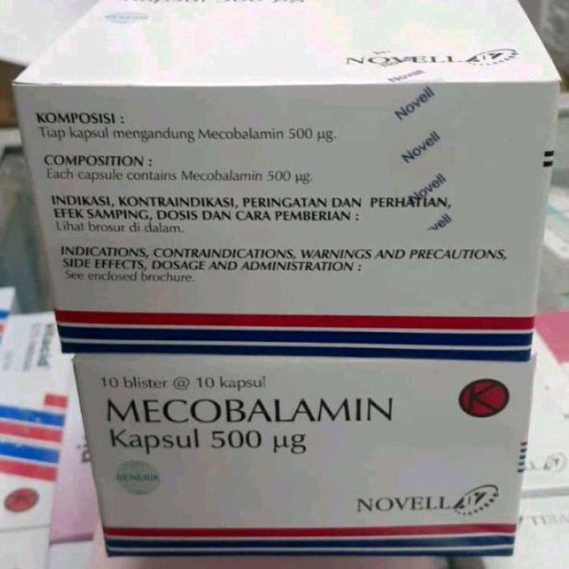 Jual Mecobalamin 500mg Kapsul Per Box Original di Seller Apotik sekawan