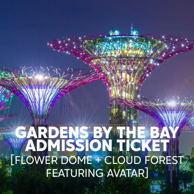 Jual Gardens by the Bay Singapore Admission TIcket (Flower Dome + Cloud