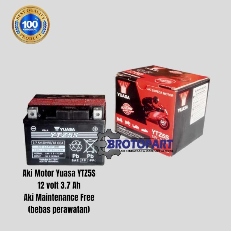 Promo Aki Motor Yamaha Xabre, Freego, MX King, Xride Yuasa YTZ5S Aki