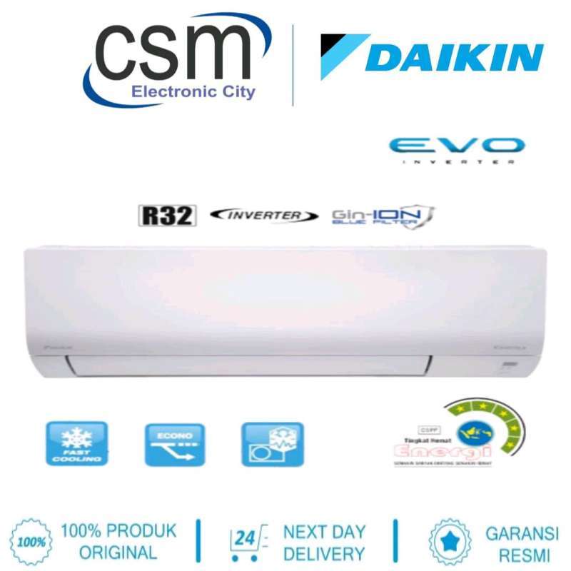 Jual AC DAIKIN 2 PK FTKF50AV EVO INVERTER R32 2 PK [ INDOOR+UNIT ONLY