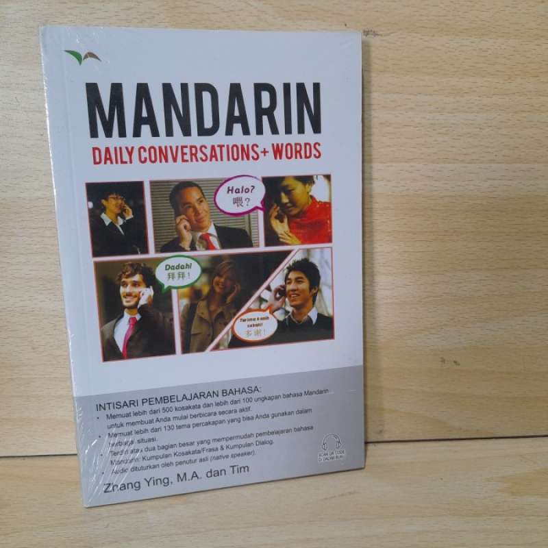 Promo bahasa mandarin Daily Conversation + Words.+ Scan QR Code.di