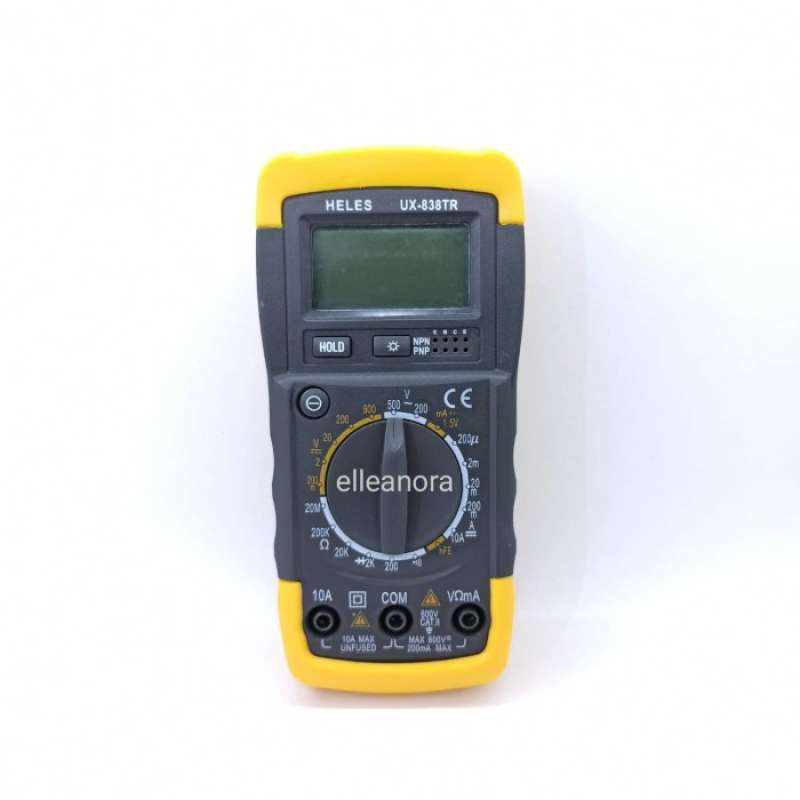 Promo Multimeter Multitester Digital Heles Ux838tr 838 tokosepuluh10
