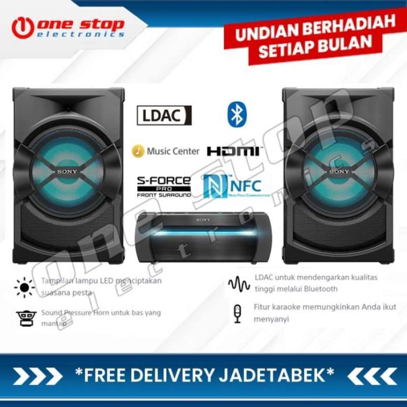 Promo SONY SHAKE-X30D HIGH POWER HOME AUDIO SYSTEM WITH DVD SHAKEX30D ...
