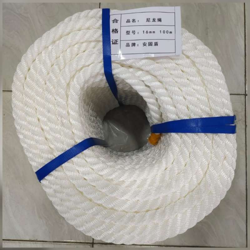 Promo Tali Tambang 16Mm Tali Nylon Rope 16Mm Tali Nilon Putih 16Mm*100M ...