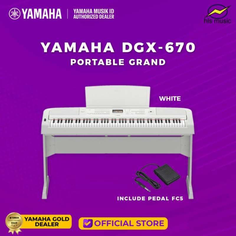 Promo Yamaha DGX670 / DGX 670 / DGX670 Digital Piano Portable Grand