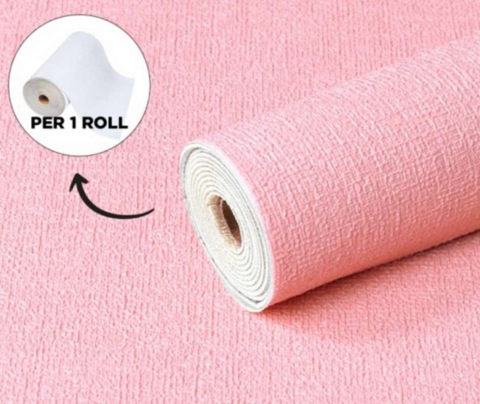 Jual Wallpaper Dinding Foam Linen Roll Wallpaper Roll Stiker Dinding