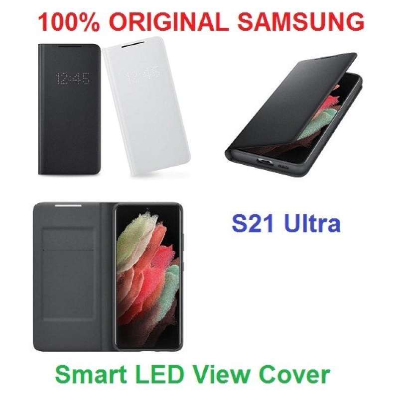 Promo Samsung Smart Led View Cover Galaxy S21 Ultra 5g Original Diskon ...