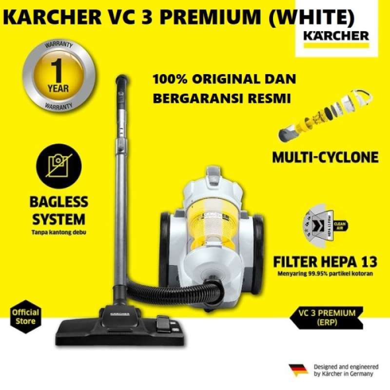 Promo Karcher Vc3 Premium Vacuum Cleaner | Vc 3 Premium (erp) - Putih ...