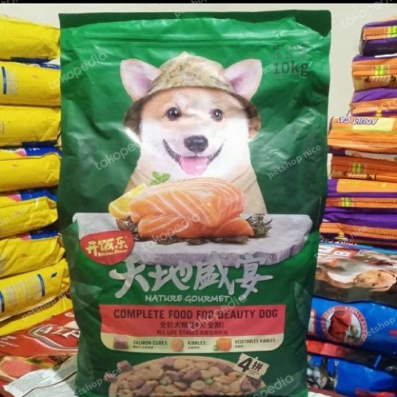 Promo Nature Gourmet Salmon 10 Kg /dog Food Kitchen Flavour All Life