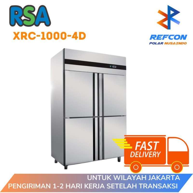 Jual Upright Chiller Rsa Xrc 1000 4d / Xrc1000 S/s Stainless 4 Pintu ...