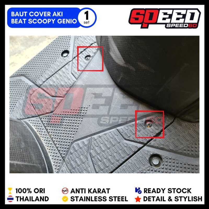 Jual Baut Injakan Aki Honda Beat Scoopy Genio Baut Probolt Thailand