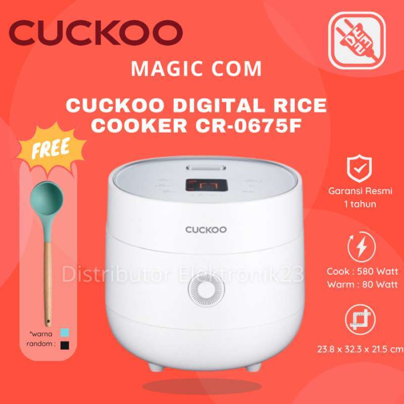 Promo Cuckoo Cr0675f Digital Rice Cooker Garansi Resmi No. 1 In Korea
