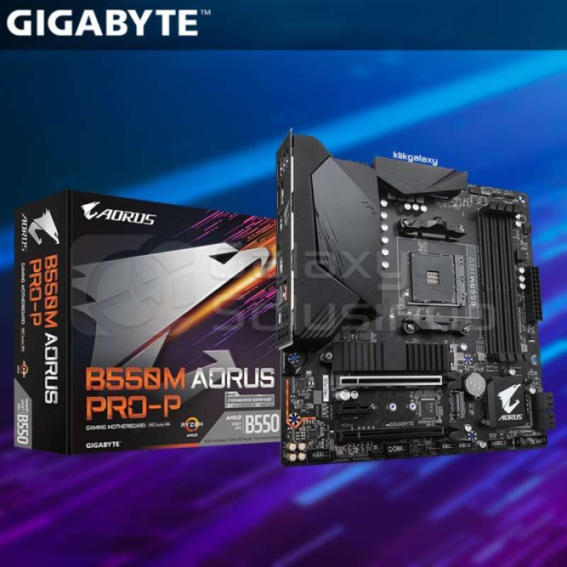 Jual Gigabyte B550m Aorus Pro-p (amd Am4, B550, Ddr4) Motherboard Di ...