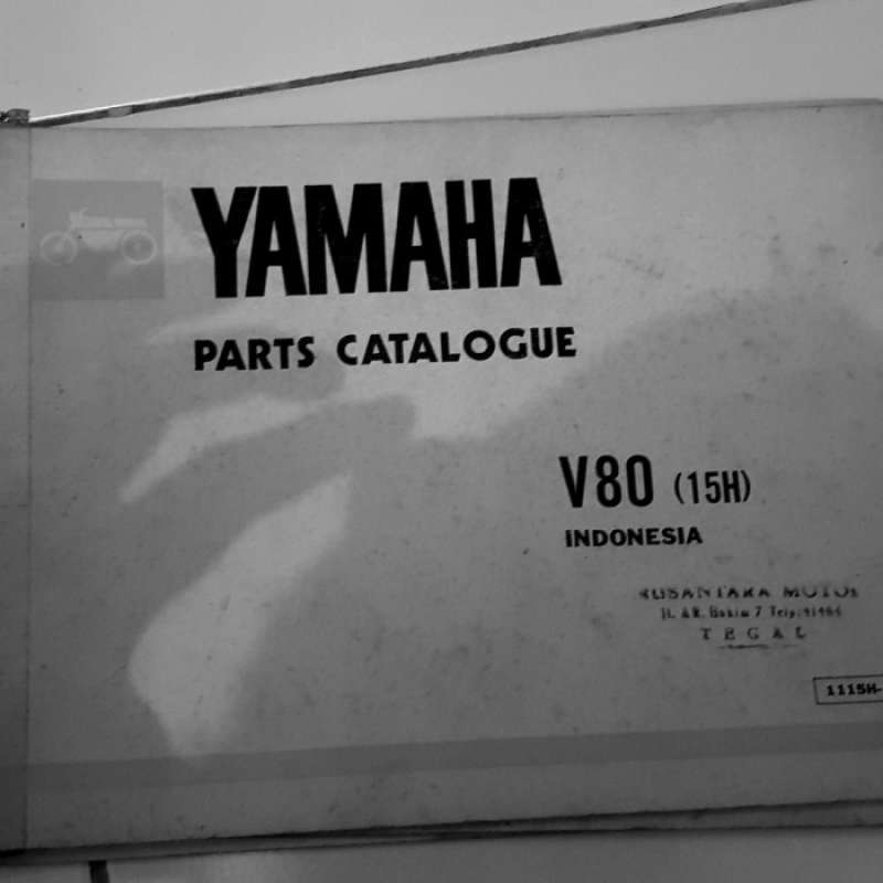 Jual Buku Part Katalog Katalogue Catalogue Catalog Copian Yamaha V80