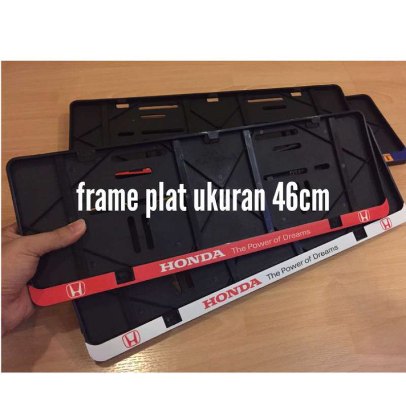 Plat Mobil R 45 Jual Tempat Plat Nomor Mobil Honda - Ukuran 46cm Plat Baru - Merah Di ...