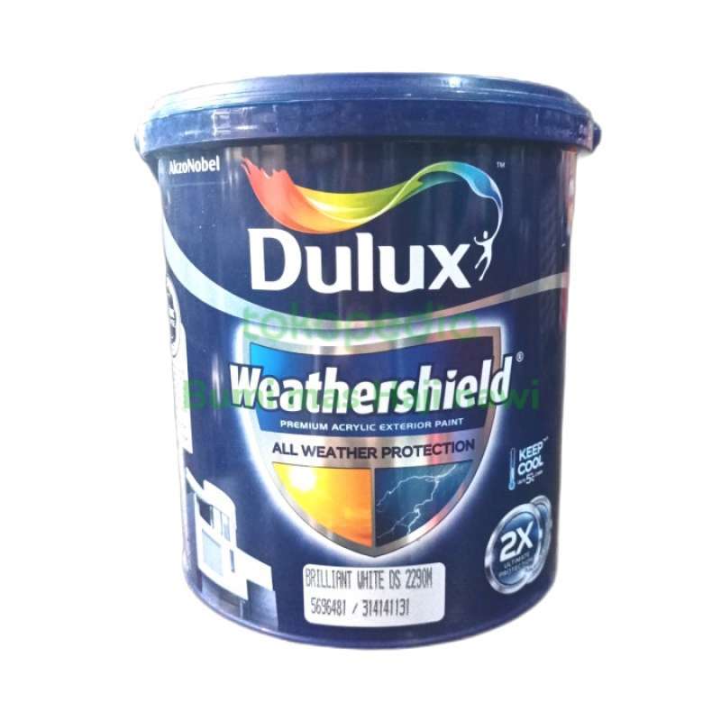 Jual Cat Dulux Weathershield Brilliant White 2.5 Ltr Di Seller Aghanim ...