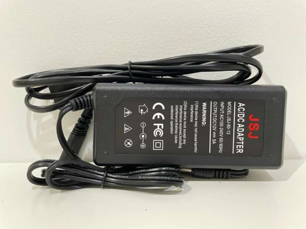 Jual Adaptor 12v 5a Murah / Adaptor Dc 12 Volt 5 Ampere Murah Power ...