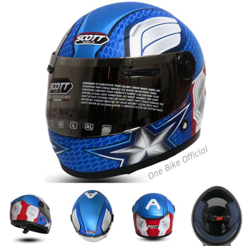 Promo Helm Full Face Anak Scott/ Helm Full Face Anak Anak Cowok/ Helm