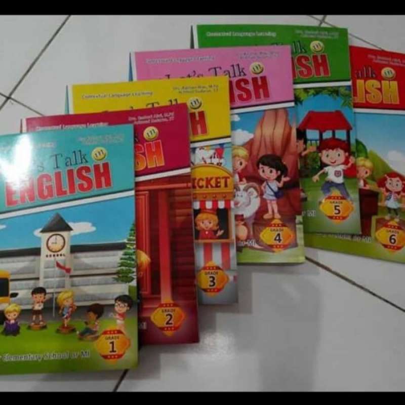 Promo Ori Let's Talk English Buku Bahasa Inggris Sd Kelas 1 2 3 4 5 6 ...