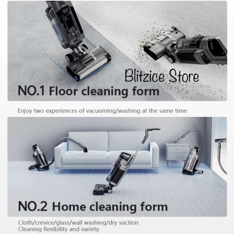 Promo Redkey W12 Pro Wet Dry Vacuum Cleaner Car Sofa Mopping Self ...