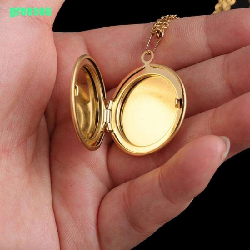 Gs Names Lockets Jual Gs Kalung Rantai Dengan Liontin Locket Foto Bulat Bahan Stainless ...