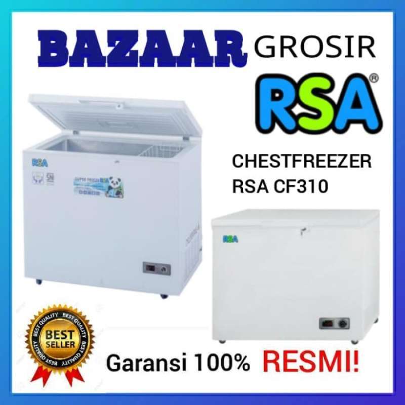 Promo Chest Freezer Rsa 310 Lt Liter Cf310 Freezer Box Cf 310 Cuci ...