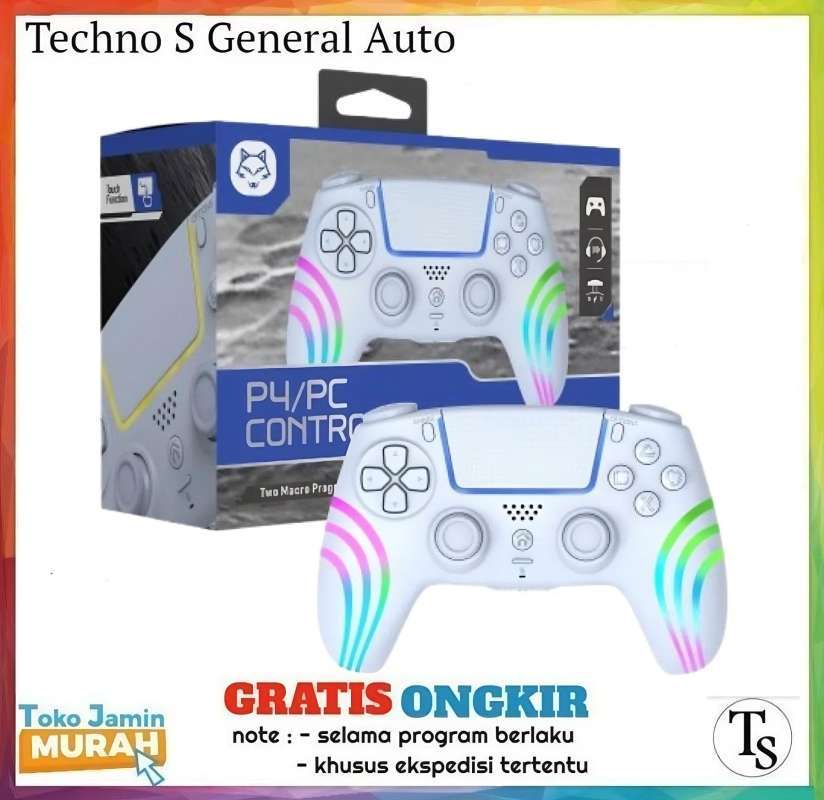 Promo Controller Ps4 Wireless Wired Gamepad Stick Stik Joystick