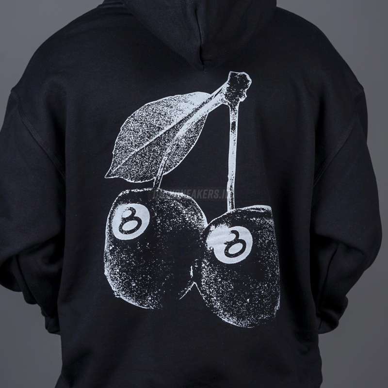 Jual Stussy Cherries Black Hoodie (100% Authentic) Di Seller