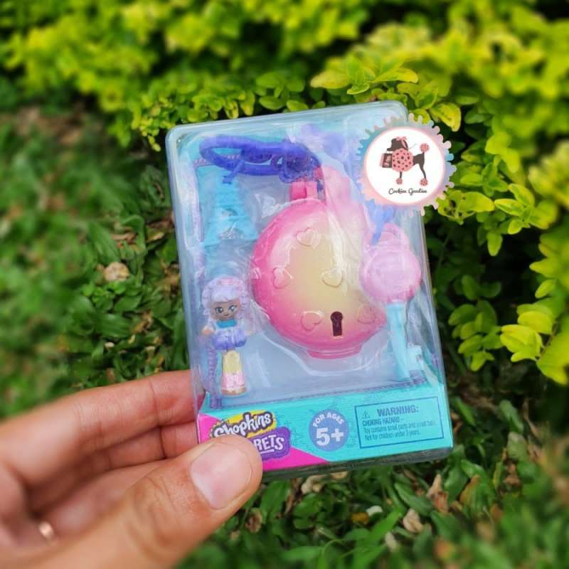 Shopkins Lil' Secrets Bag Tag Lockets Mainan Anak
