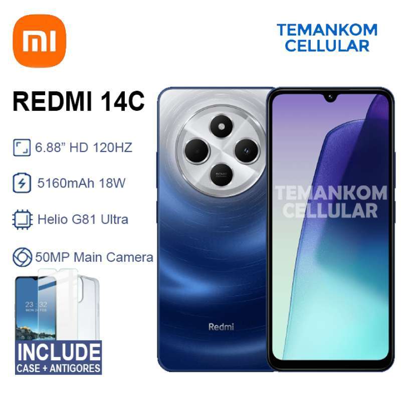 Jual Redmi 14c 16gb RAM 8/256 8gb 256gb Xiaomi Redmi 14 C