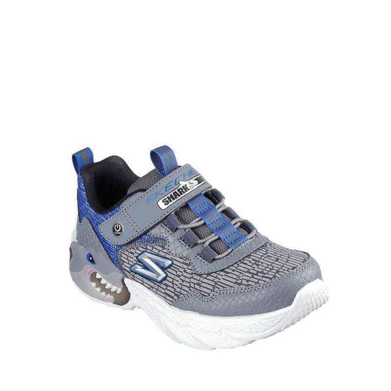 Skechers Kids Creature-Lights Boys Shoes Charcoal (400617LCCBL)