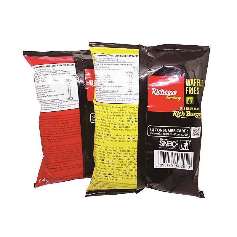 Promo Richeese Factory Waffle Fries - Snack Ekstrudat Kentang - 54 Gr ...