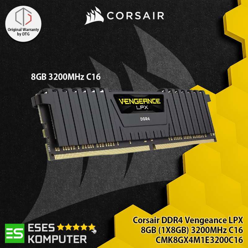Corsair Vengeance LPX DDR4 3200 PC4-25600 16GB 2x8GB C16: Comparador de