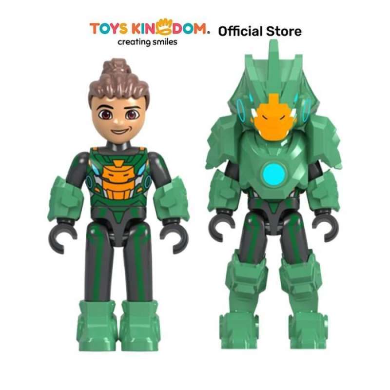 Toys Kingdom Alpha Group Dinoster Mini Figure Oz Hijau