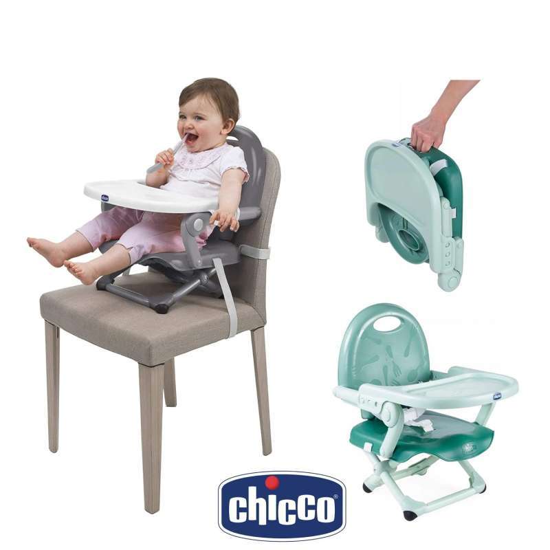Highchair Chicco Pocket Snack Booster Seat Green Chicco Pocket