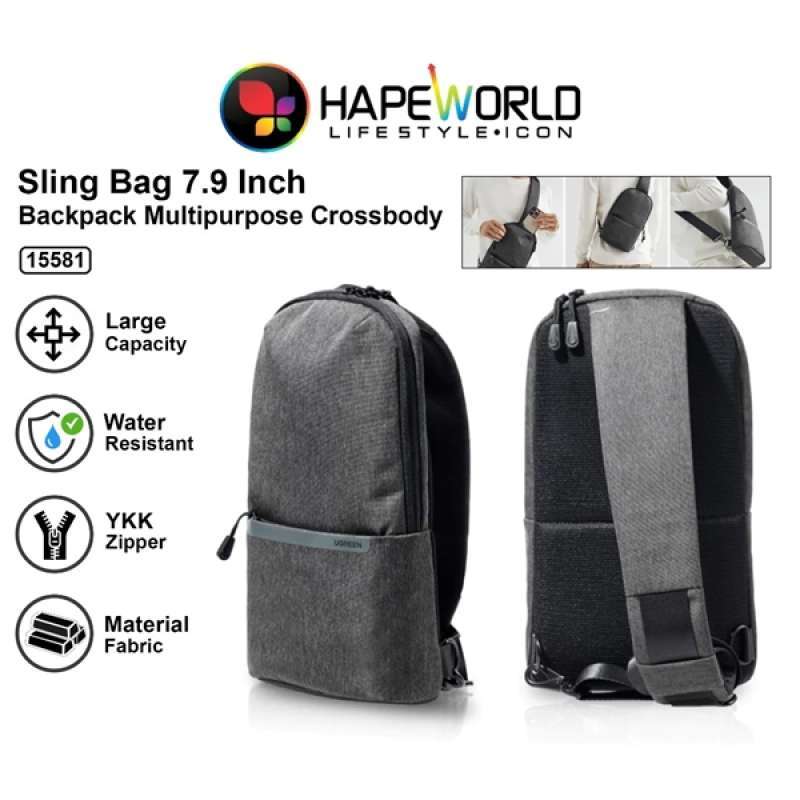 UGREEN Mi Sling Bag, Crossbody Bag, Tas Selempang Pria Wanita Multifungsi  GARANSI RESMI