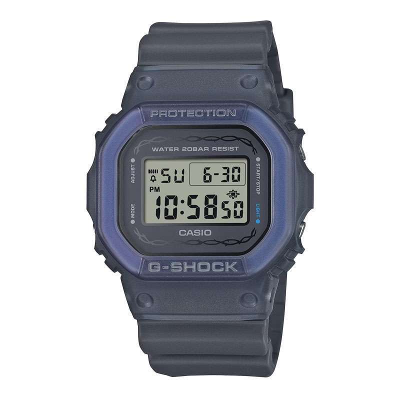 Jam Tangan Pria Casio G-Shock DW-5600RS-8DR Seasonal Collection Digital  Dial Grey Transparent Resin Band - Main Image